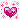 pink gem heart