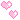 two twirling pink hearts